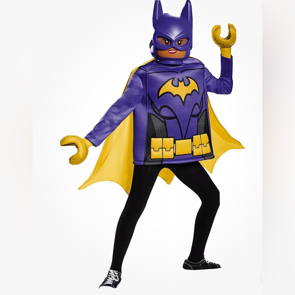 Lego Batgirl child costume. NWT small 4/6 med 7/8
